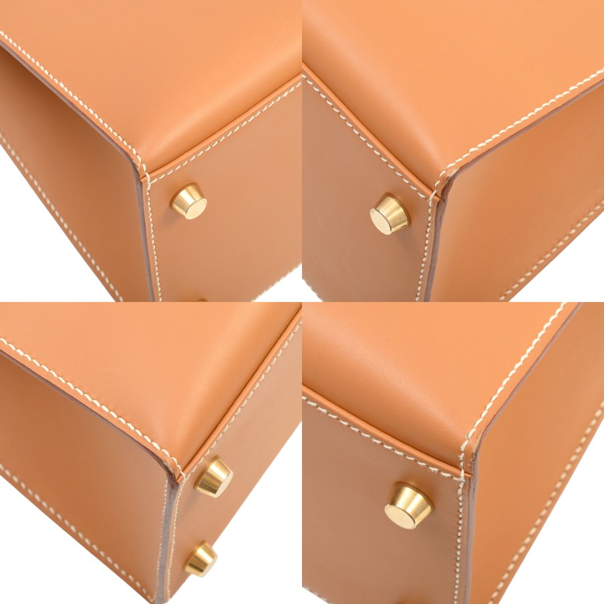 ケリー28 (外縫い) ヴォーシャモニー ナチュラル ゴールド金具 SQUARE B刻印