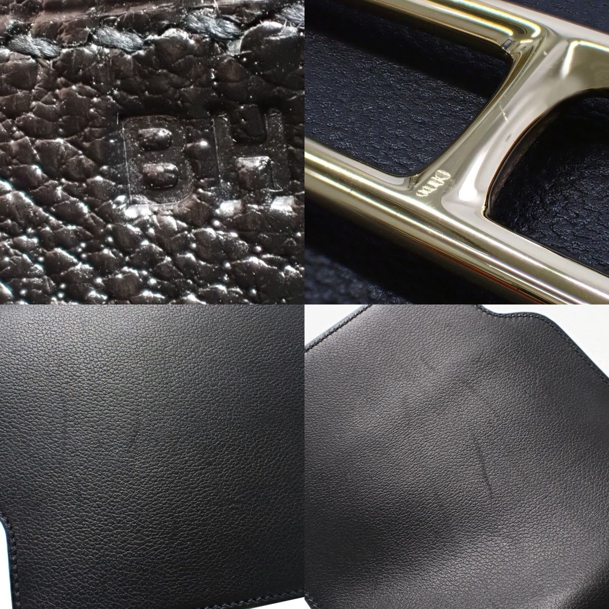 ロウリス ルリ ミニ エバーカラー ブラック ゴールド金具 B刻印