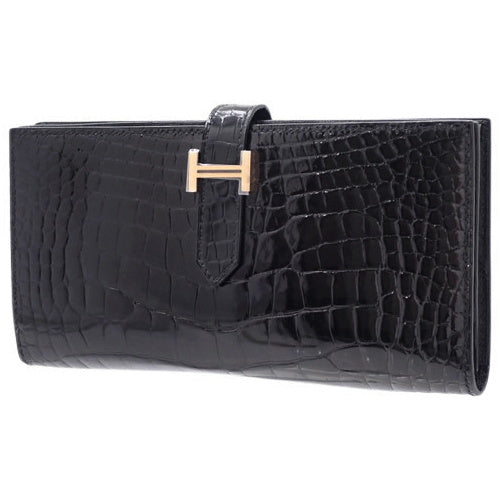 Bearn soufflet 鳄鱼皮 亮光 C 印章