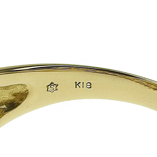 Diamond Line Ring D0.70,0.40 K18 Yellow Gold YG