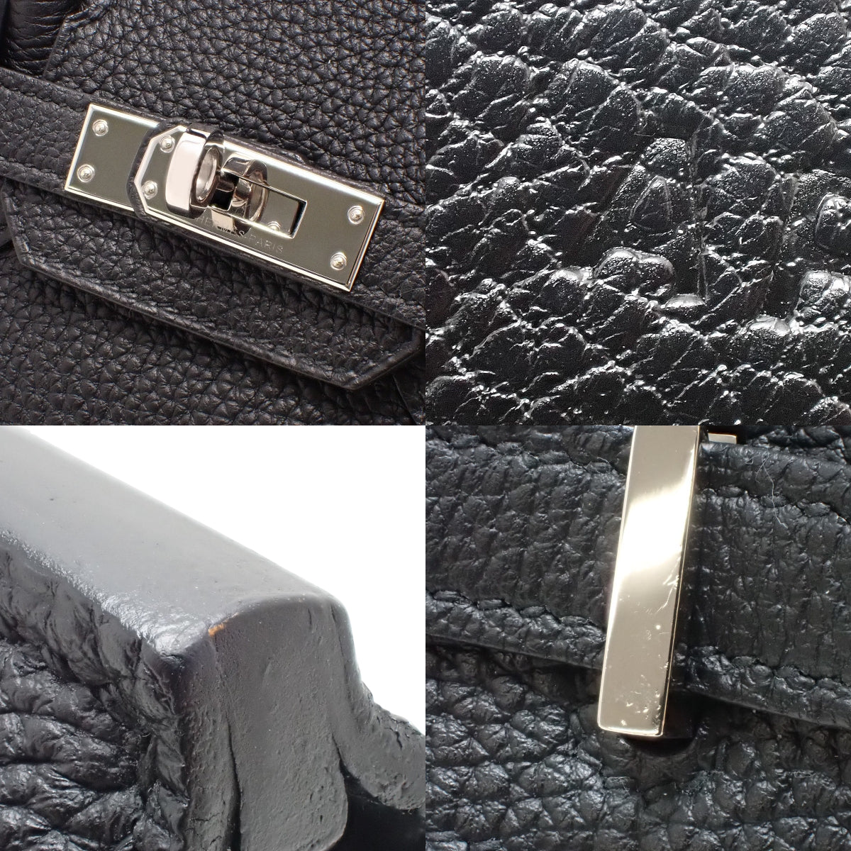 バーキン25 トゴ ブラック シルバー金具 A刻印