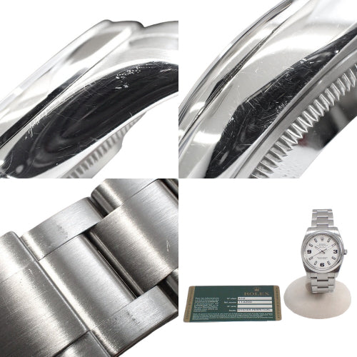 114200 空霸型 不锈钢 M字头 自动上链 白色