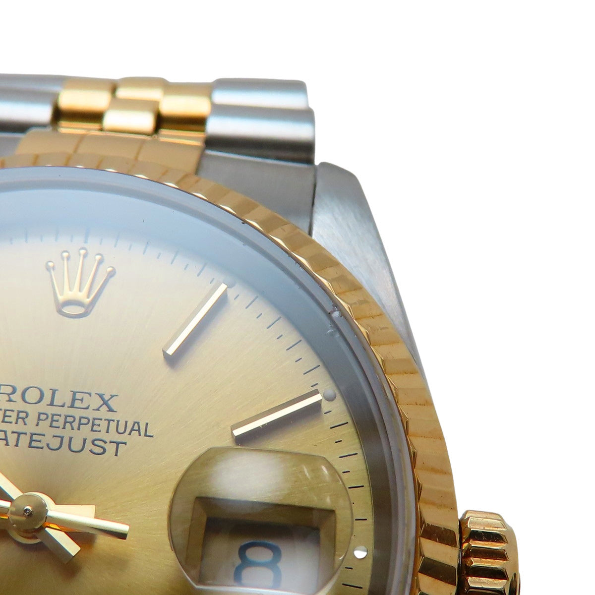 16233 Datejust YG/SS W 系列(1994-1995)自动,1996 年 1 月购买,香槟金