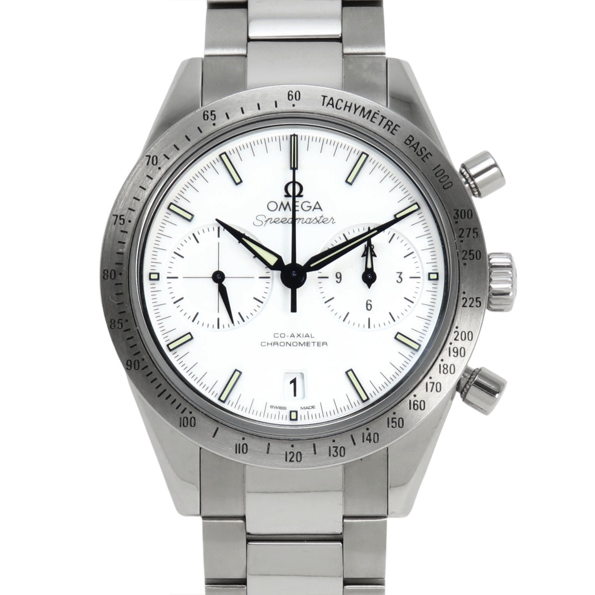 Speedmaster 57 Chronograph 331.90.42.51.04.001 TI White Automatic