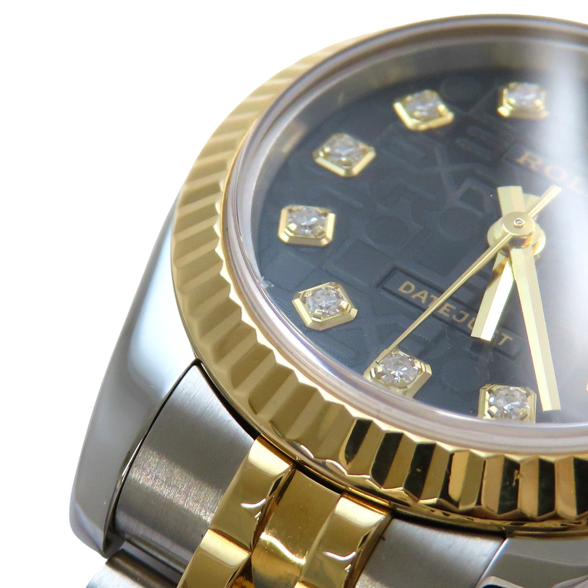 179173G 日志型腕表 YG/SS D字头 自动上链 黑色电脑纹表盘 10PD