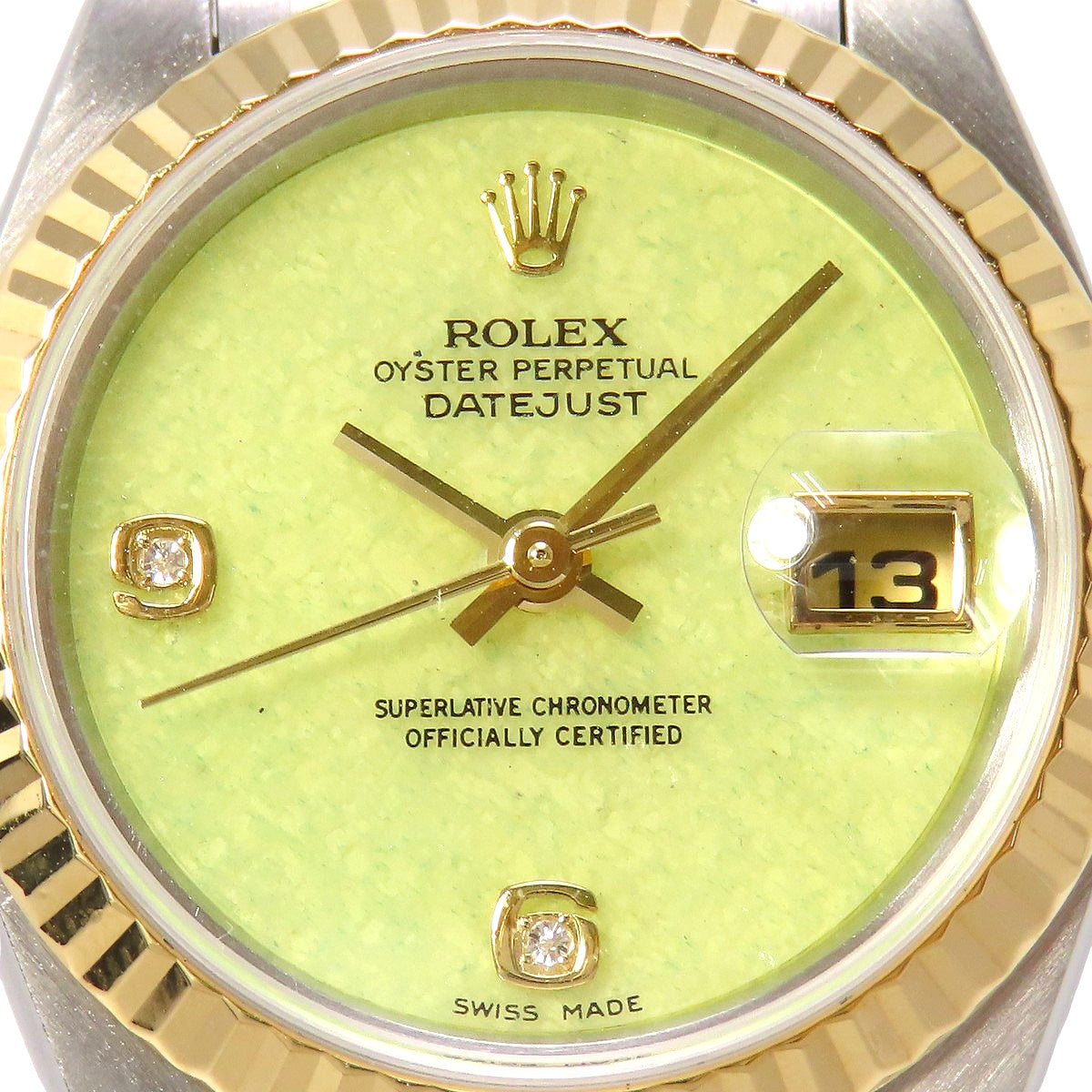 Datejust 2PD 79173 2BR YG/SS P-number Green Jadeite Dial Automatic Women's Watch