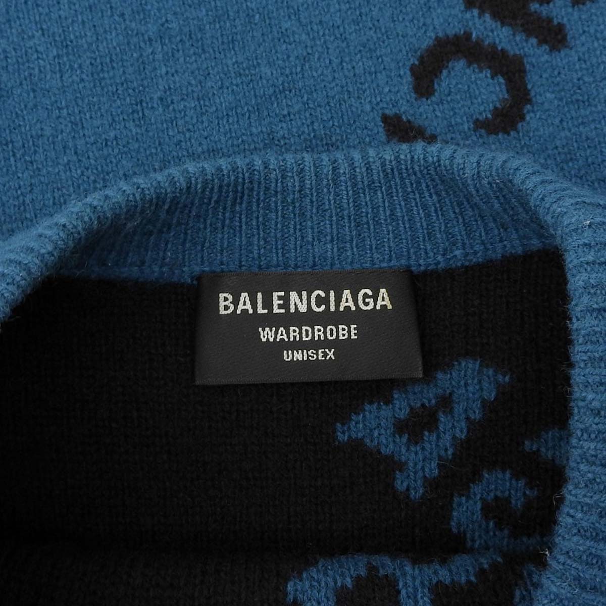 Logo Oversized Knit Top, 2021, XS, All-Over Print