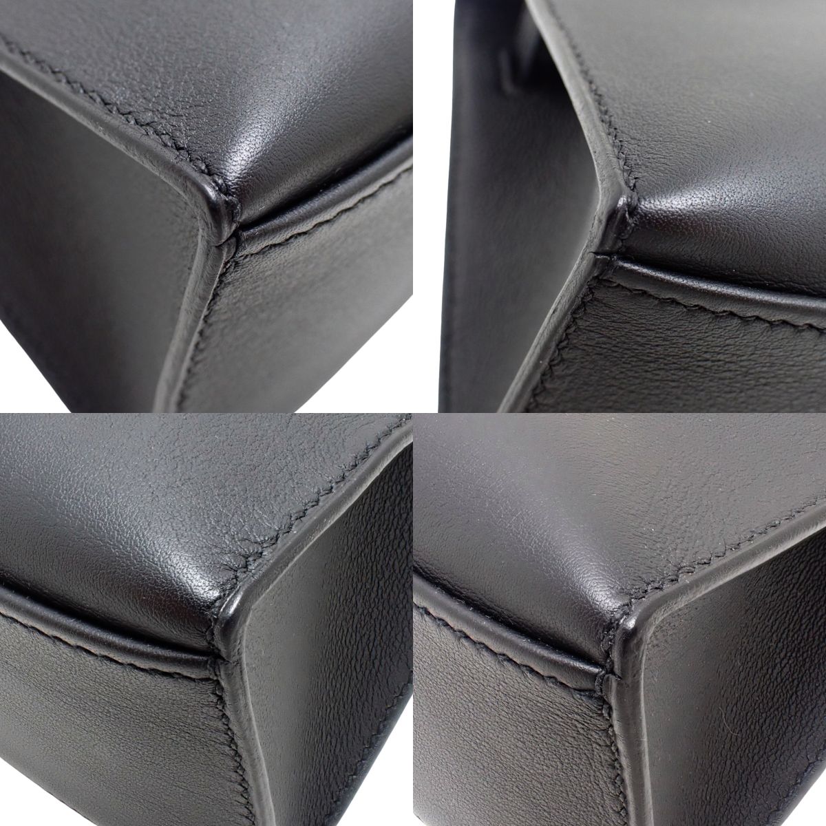 ポシェットケリー スイフト ブラック ゴールド金具 Y刻印