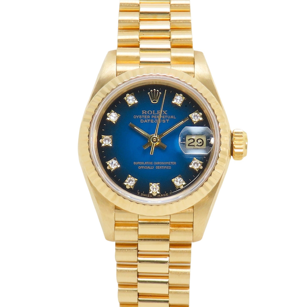 69178G Datejust YG Automatic Blue