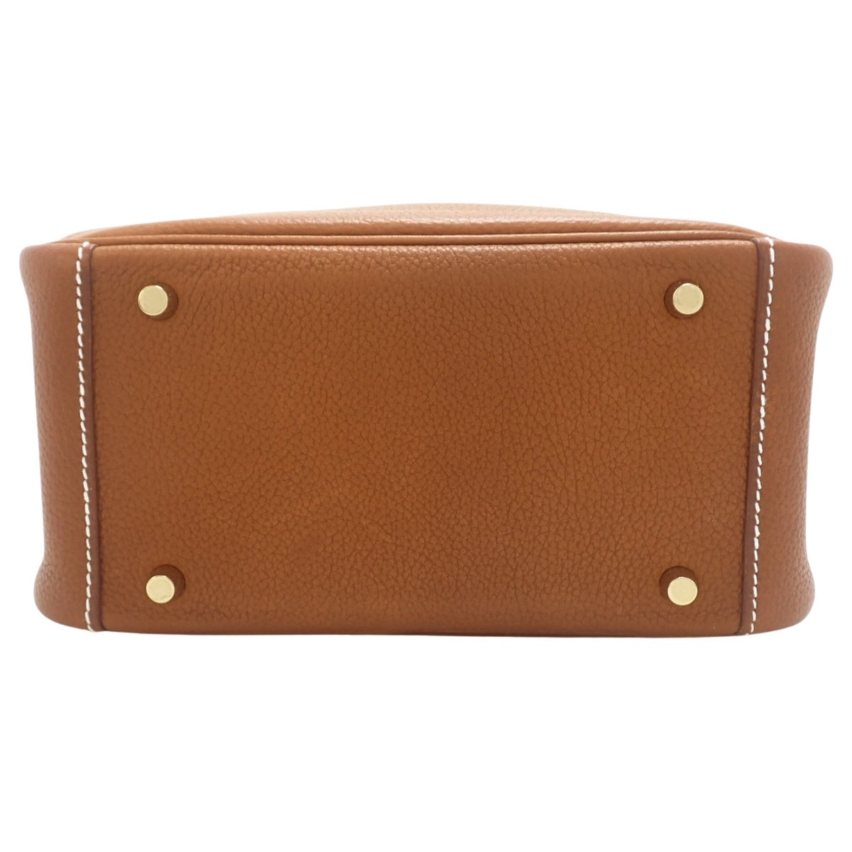 Hermès Rindymini Barenia Fawn Gold Hardware W Engraved