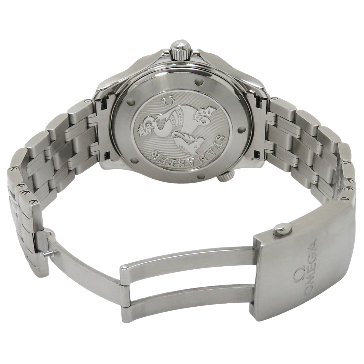 212.30.51.20.03.001 海马系列300米潜水表 不锈钢 自动上链 蓝色