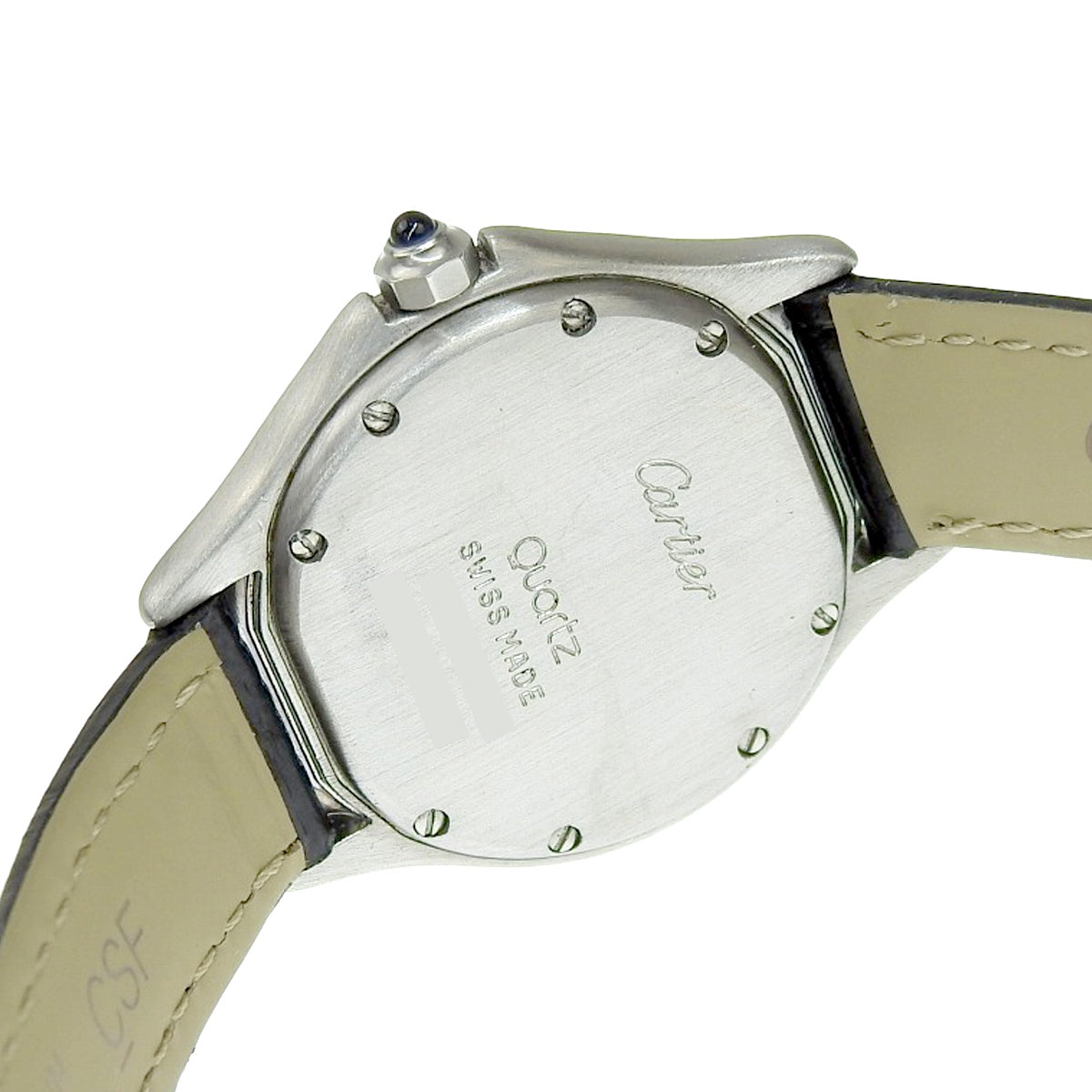 Panther Cougar SM 187906 YG/SS/皮革 米白色石英色 女款