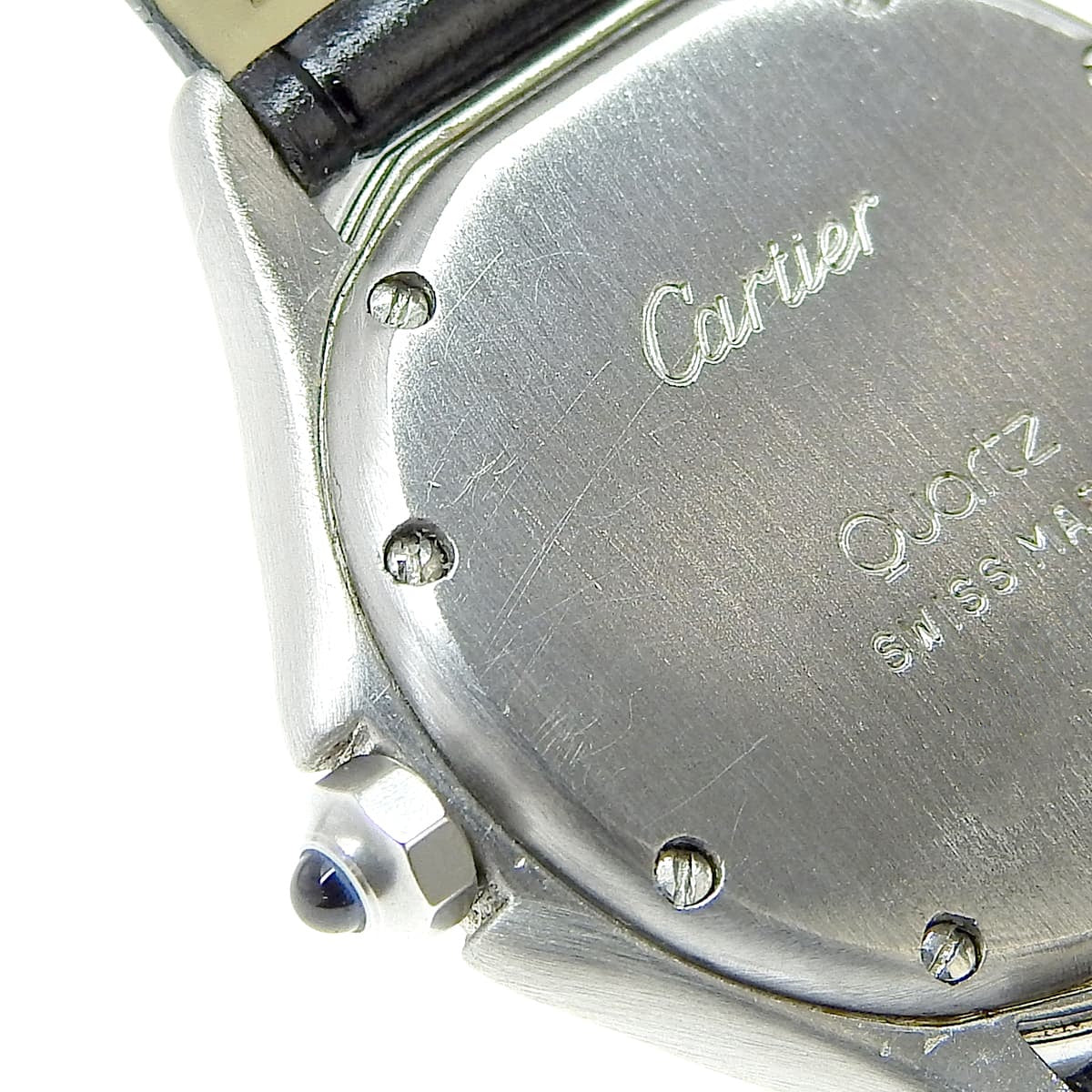 Panther Cougar SM 187906 YG/SS/皮革 米白色石英色 女款