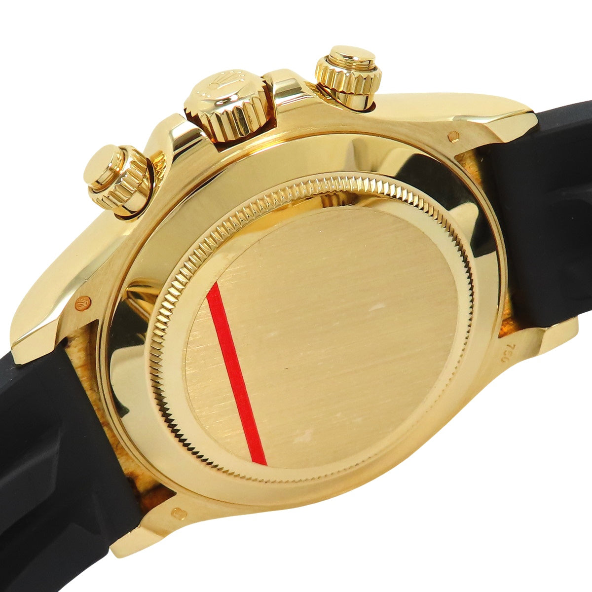 迪通拿 116518LNG YG/橡胶表带 随机编号 金色 自动上链