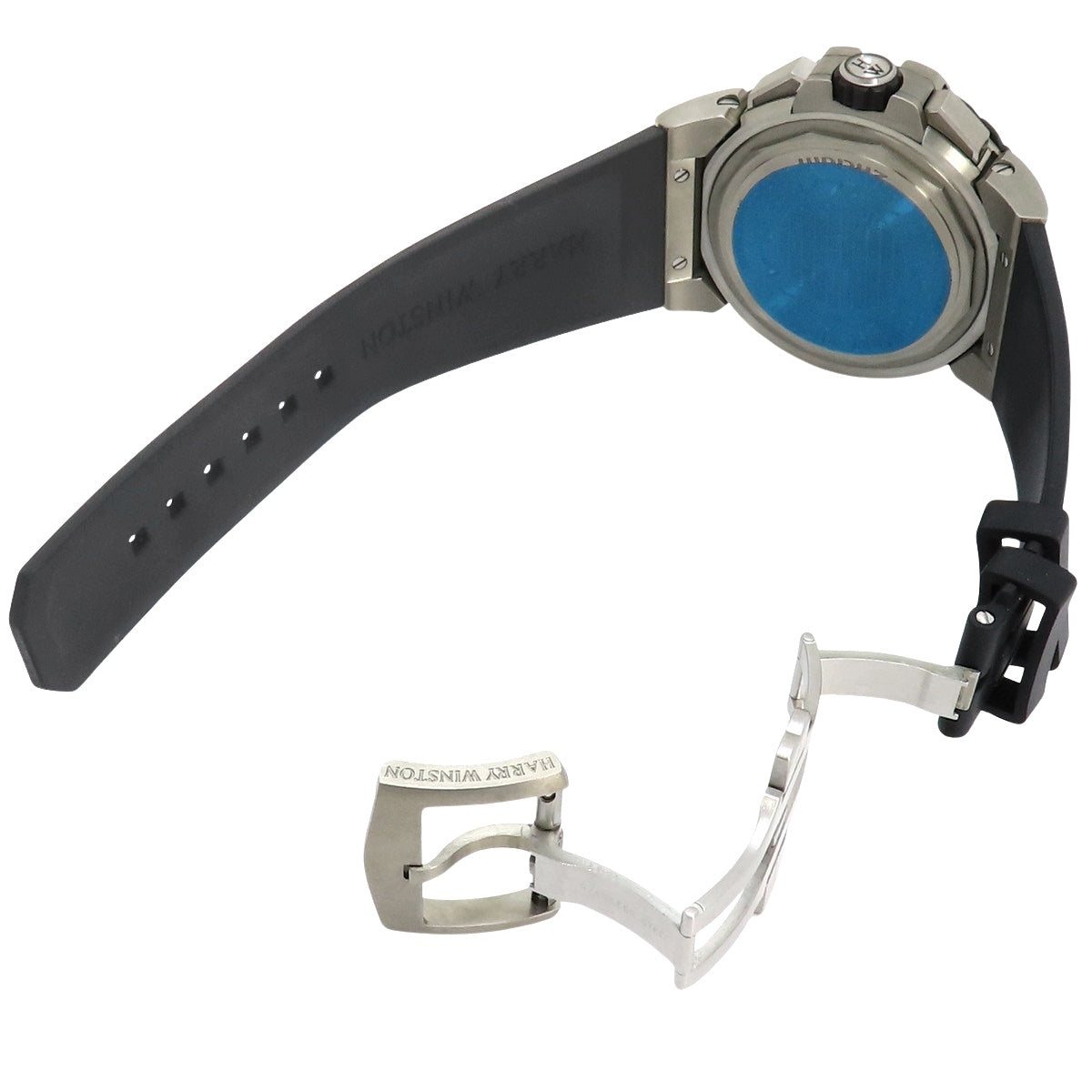 OCSACH44ZZ001 海洋计时腕表 锆金属/橡胶 自动上链 黑色