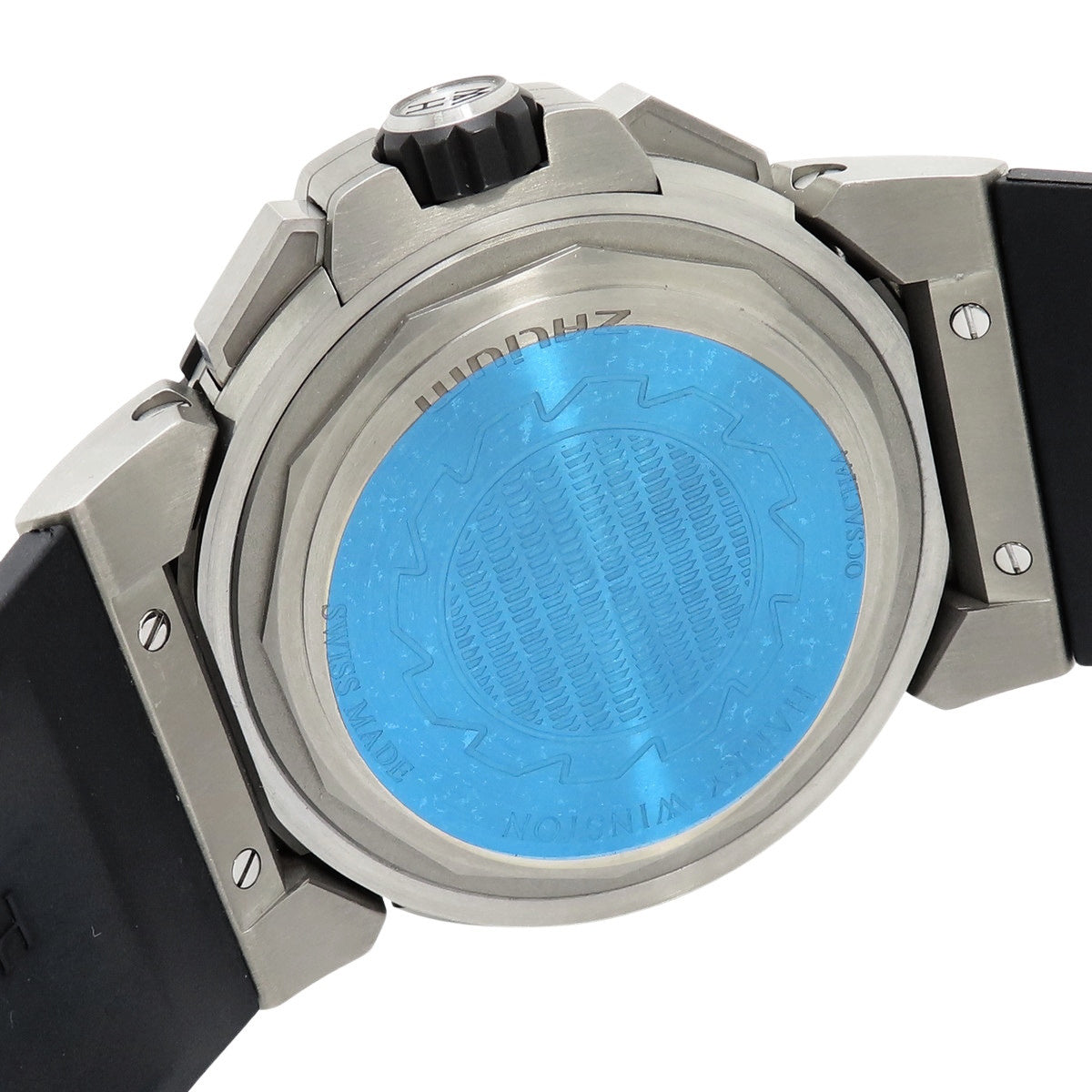 OCSACH44ZZ001 海洋计时腕表 锆金属/橡胶 自动上链 黑色