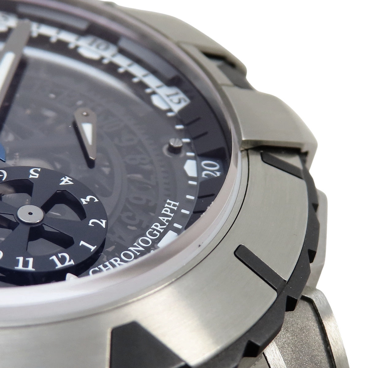 OCSACH44ZZ001 海洋计时腕表 锆金属/橡胶 自动上链 黑色