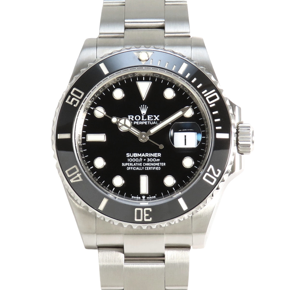 126610LN サブマリーナ デイト SS ランダム番 自動巻き ブラック