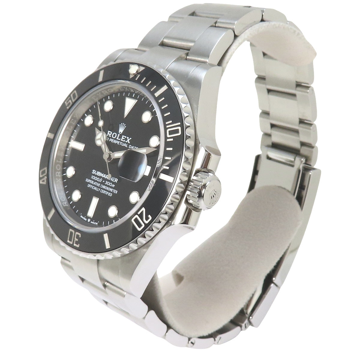 126610LN 潜航者型日期显示不锈钢随机编号自动机械表黑色