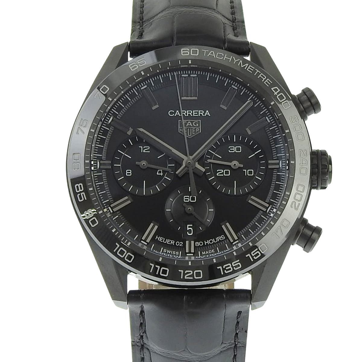 カレラ キャリバー ホイヤー CBN2A1G.FC6501 SS/CE ブラック 自動巻き メンズ