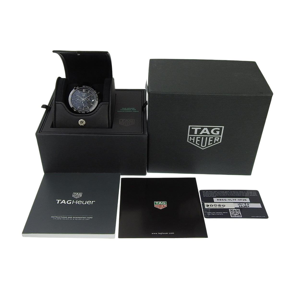 Carrera Calibre Heuer CBN2A1G.FC6501 SS/CE Black Automatic Men's Watch