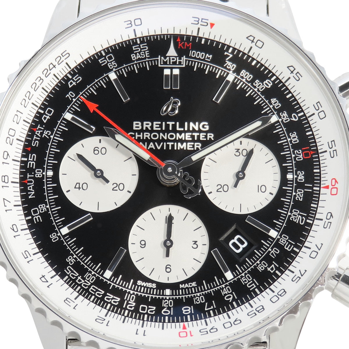 ナビタイマー B01 クロノグラフ AB0121211B1A1 SS ブラック 自動巻き メンズ