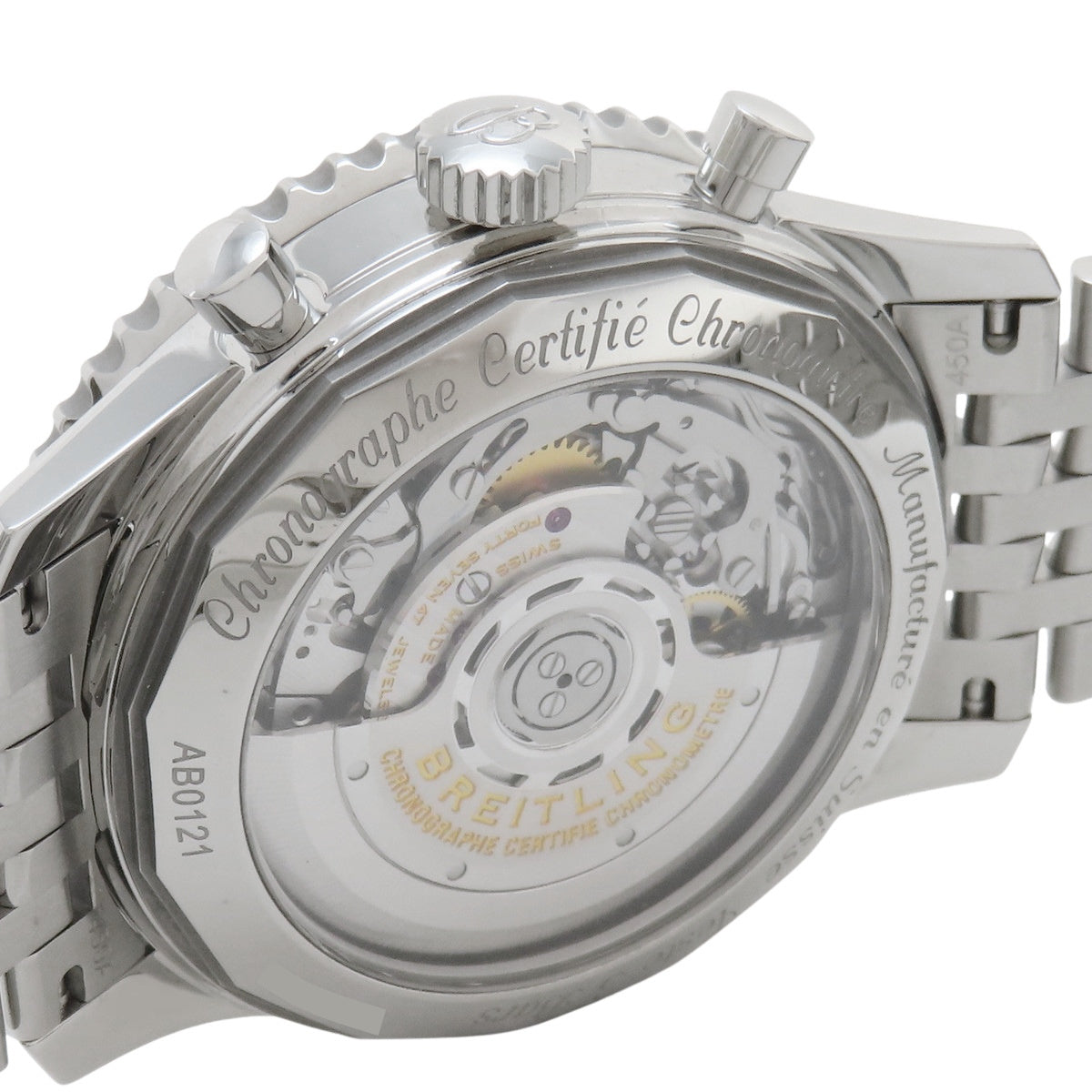 ナビタイマー B01 クロノグラフ AB0121211B1A1 SS ブラック 自動巻き メンズ