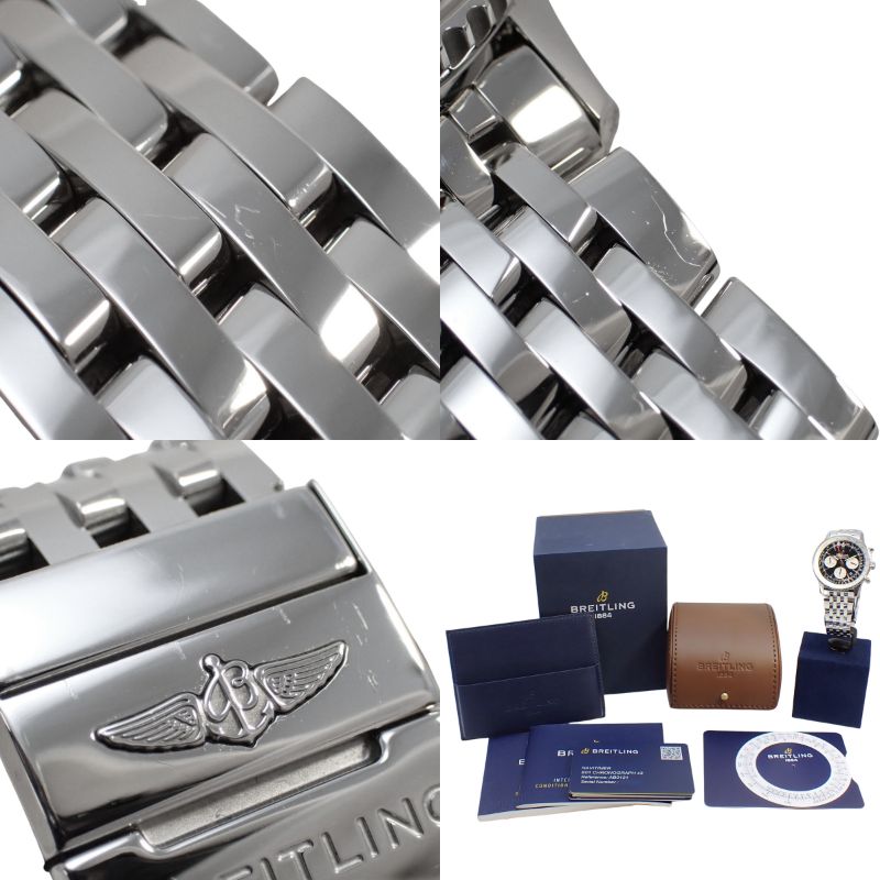 ナビタイマー B01 クロノグラフ AB0121211B1A1 SS ブラック 自動巻き メンズ