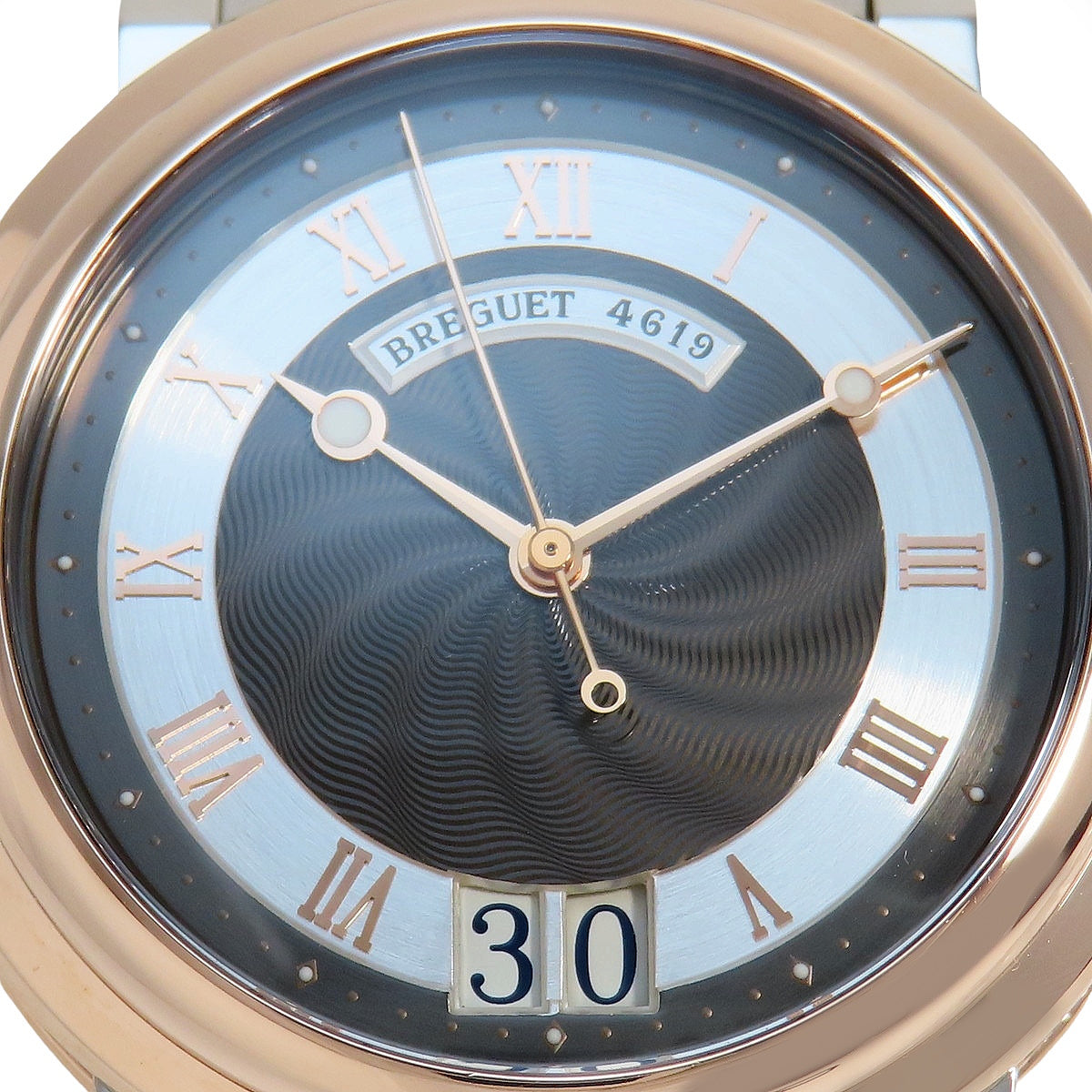 Marine Large Date 5817BE/Z2/EV0 PG/WG Gray Automatic Men's Watch