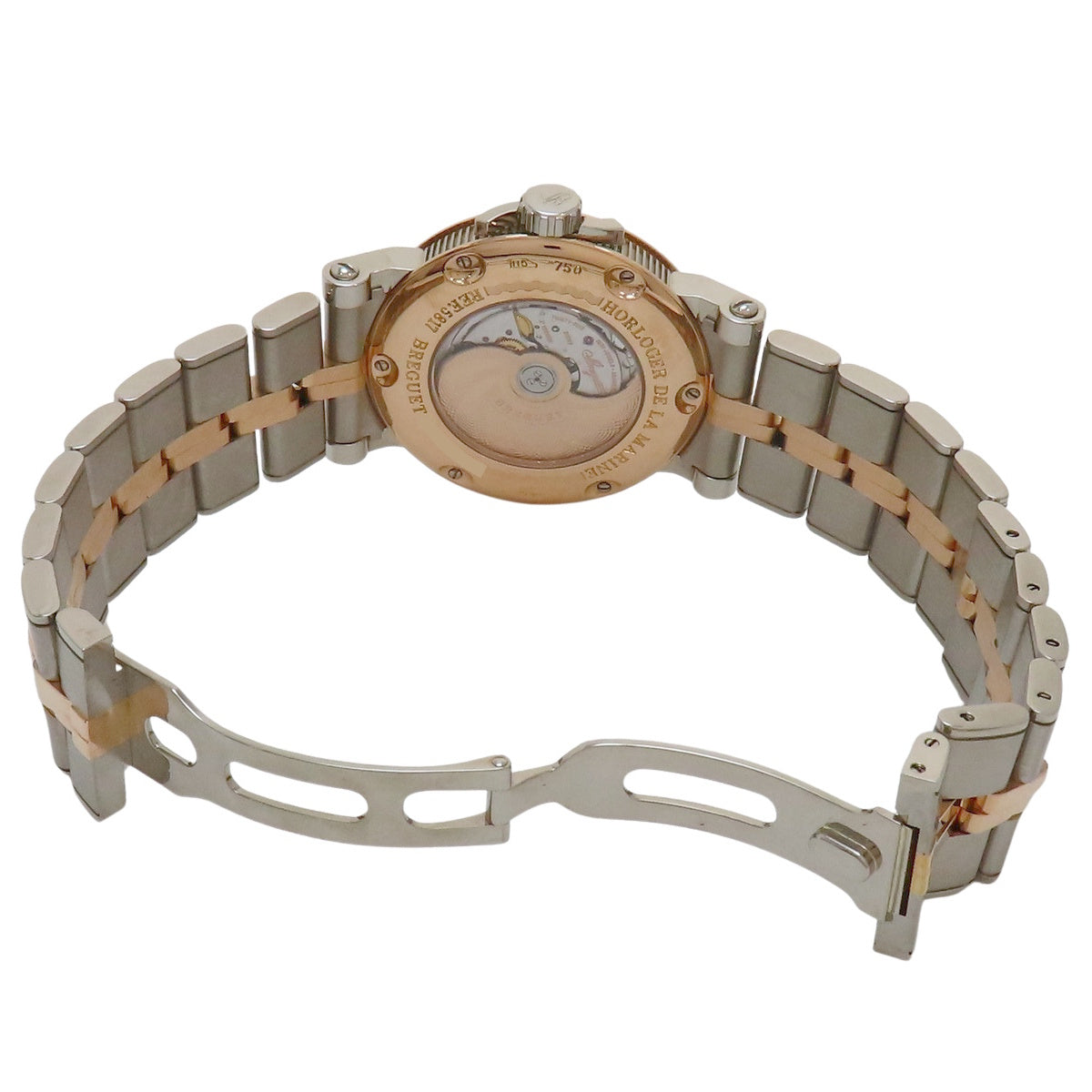 Marine Large Date 5817BE/Z2/EV0 PG/WG Gray Automatic Men's Watch