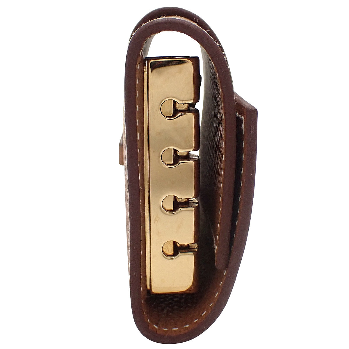 Bearn key case, Veau Epsom, Gold, gold hardware, W stamp