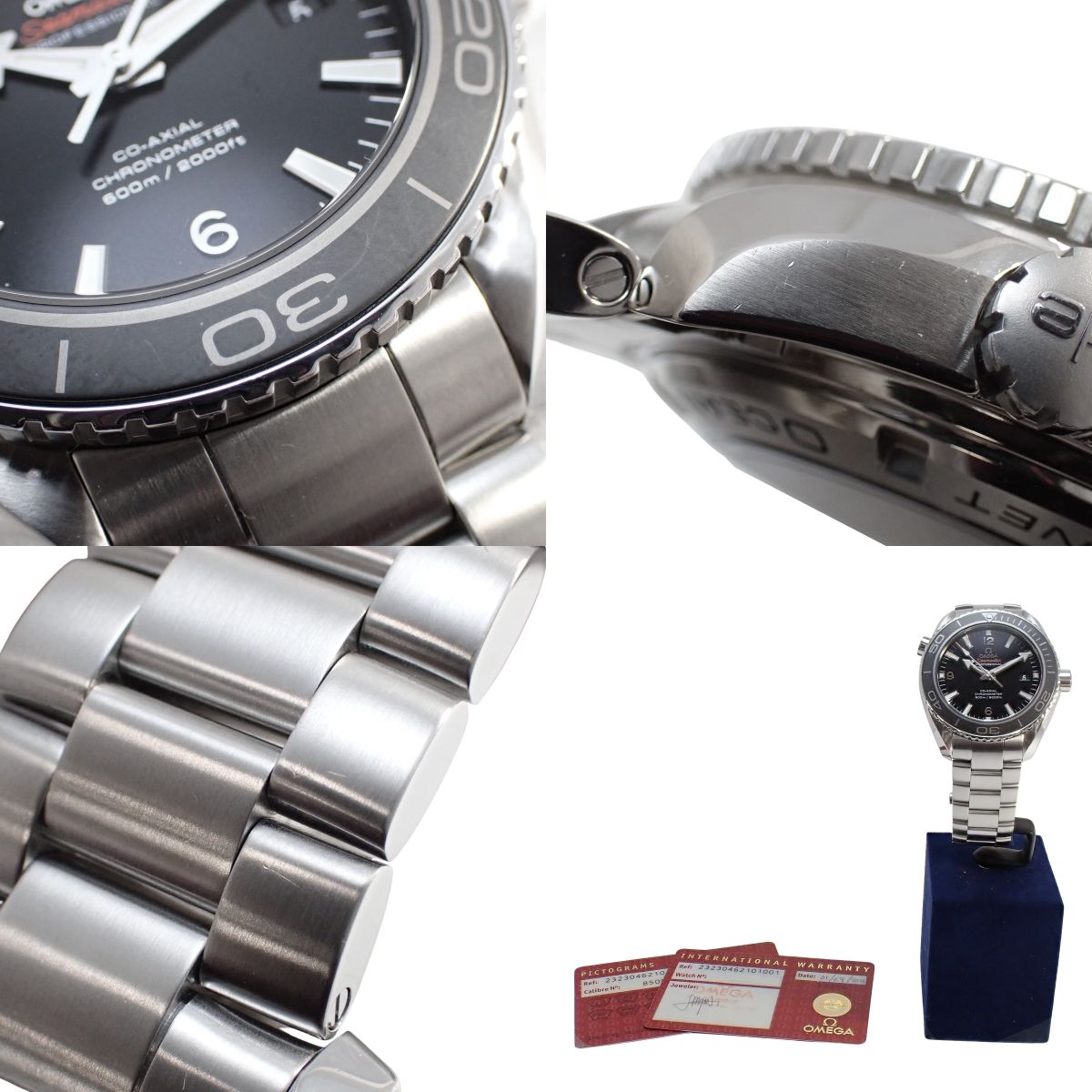 シーマスター600 プラネットオーシャン 232.30.46.21.01.001 SS ブラック 自動巻き メンズ