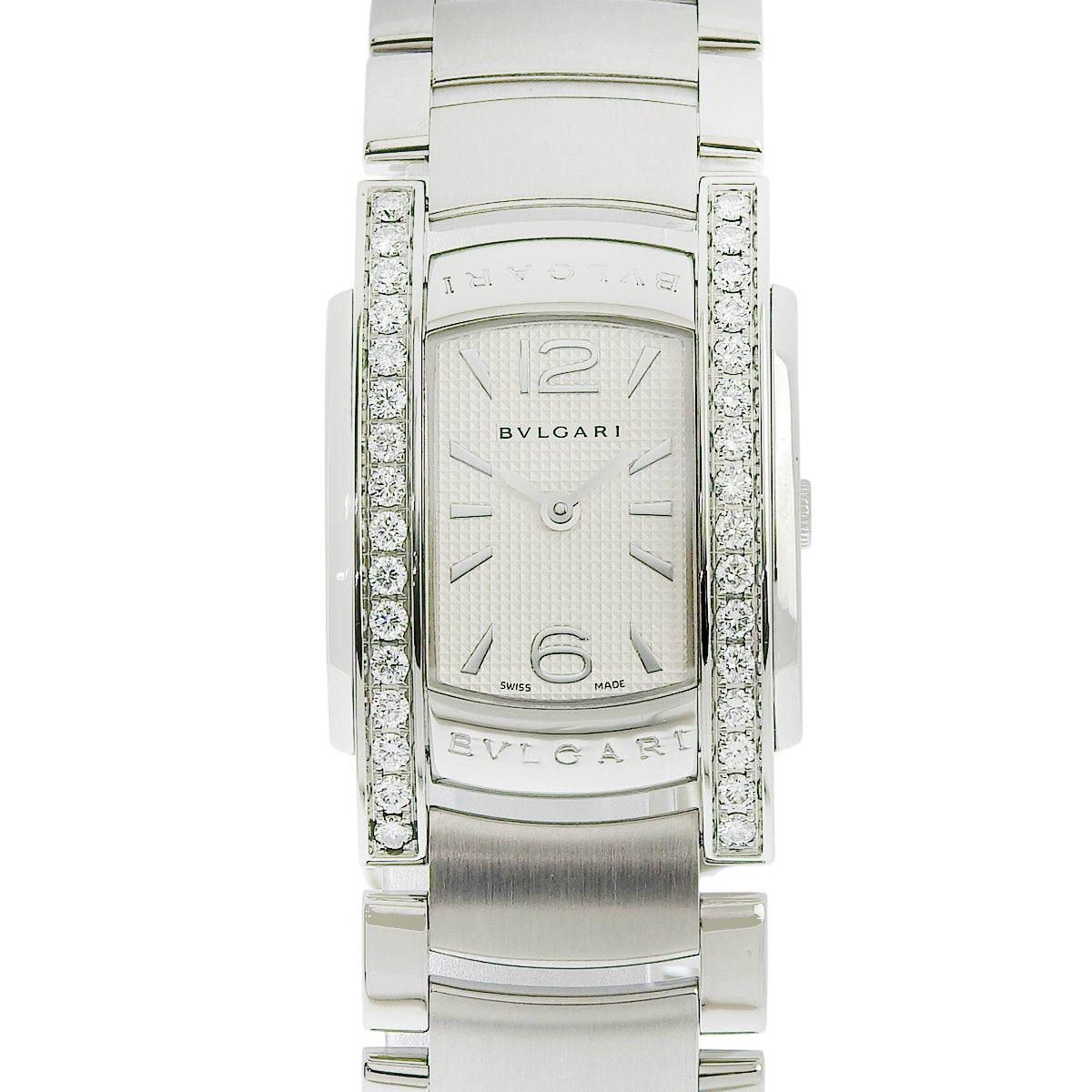 Ashoma D AA35C6SDS SS Bezel Diamond Quartz Women's