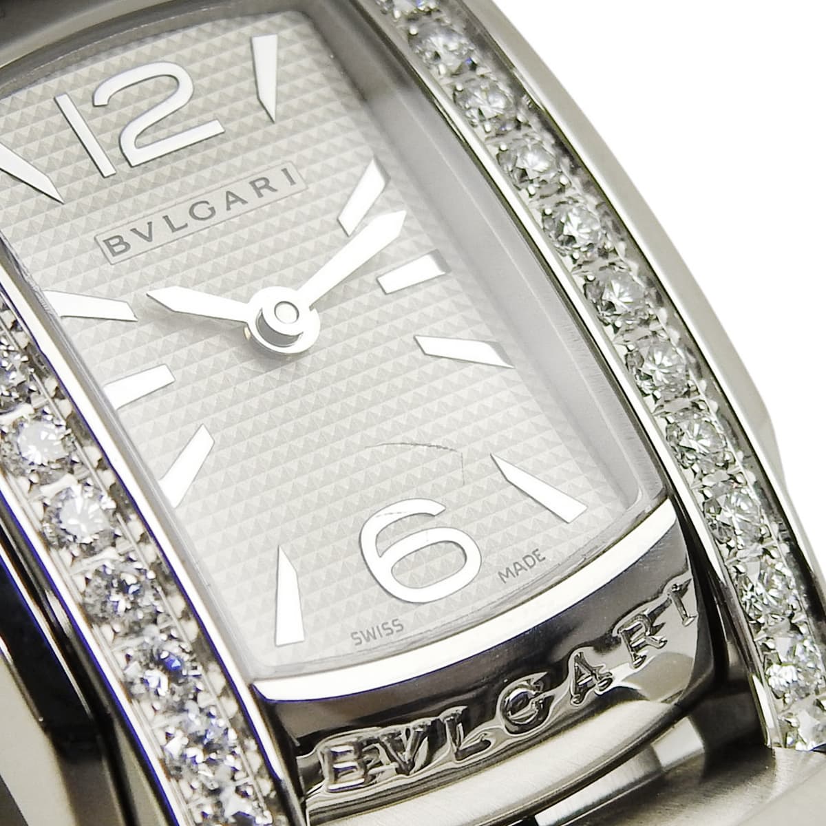 Ashoma D AA35C6SDS SS Bezel Diamond Quartz Women's