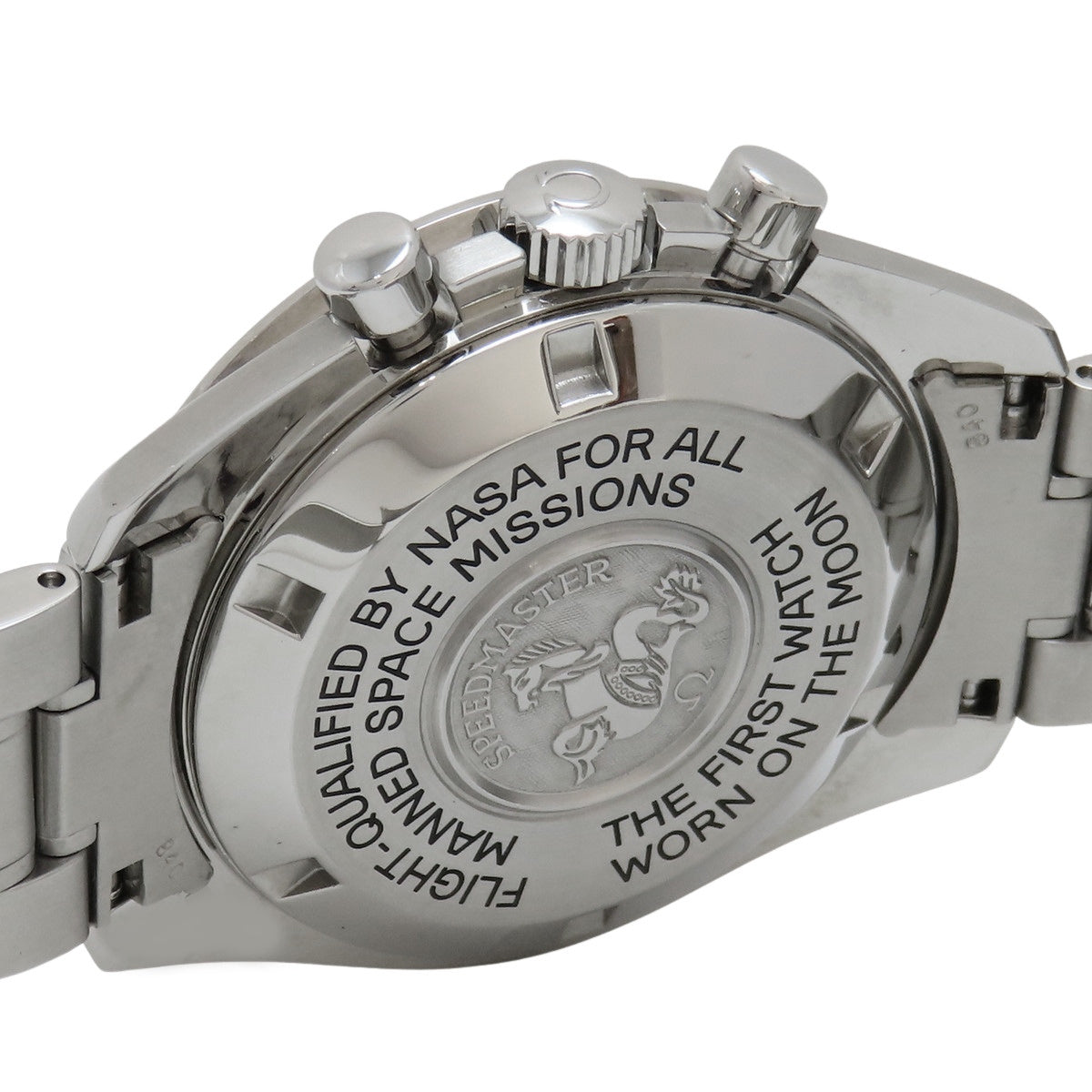 Speedmaster Moonphase 3575.20 White Manual Winding Men's