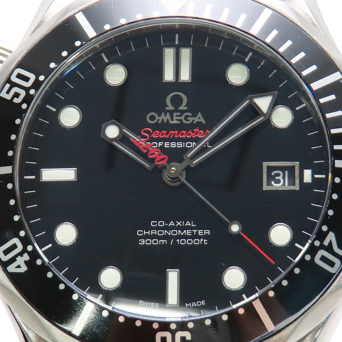 Seamaster Diver 300M Professional Co-Axial 007 James Bond Limited Edition of 10,007 pieces 212.30.41.20.01.001 Stainless Steel Black Automatic Men's Watch