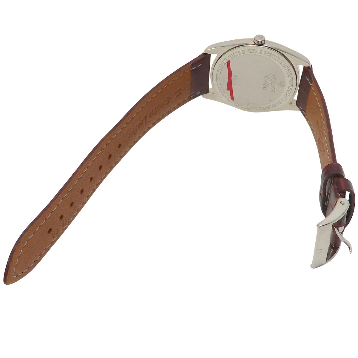 チェリーニ ダナオス 4233/9BIC PG/WG/革 ランダム番 ホワイト 手巻き メンズ