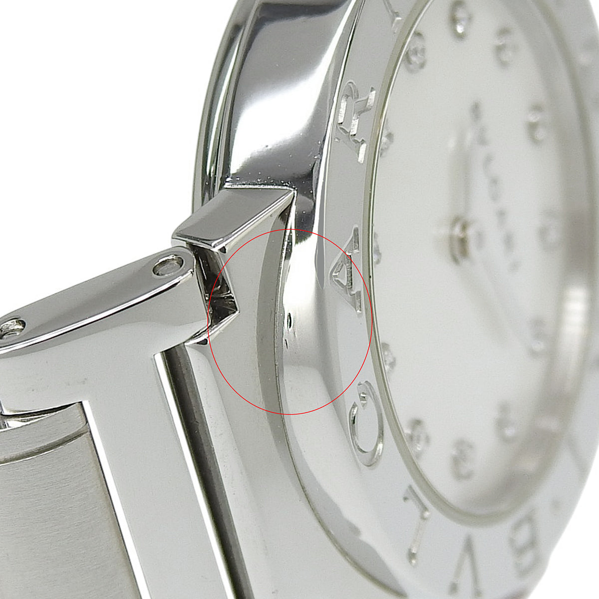 BVLGARI BVLGARI BBL26S SS Shell Dial Diamond Index Quartz Ladies