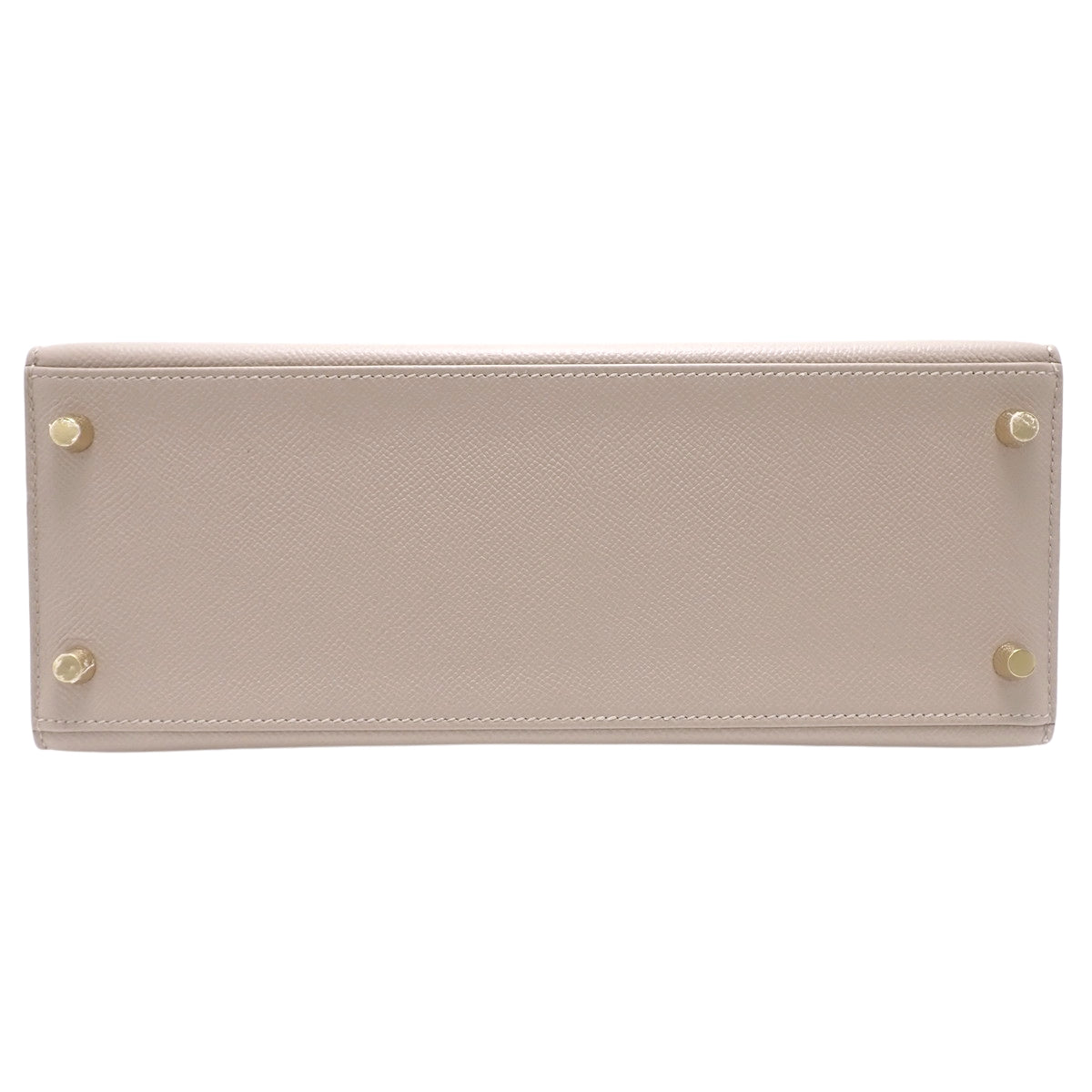 Kelly 28 (External Stitching) Veau Epsom Leather Gris Asphalt Gold Hardware C Stamp