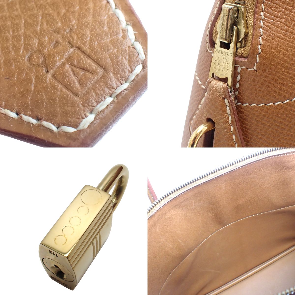 Bolide 31 Couchvel Gold with Gold Hardware and V Stamp