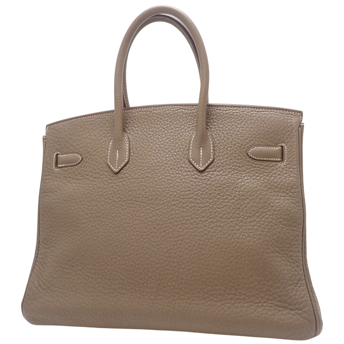 バーキン35 トリヨンクレマンス エトープ/エトゥープ シルバー金具 □L刻印