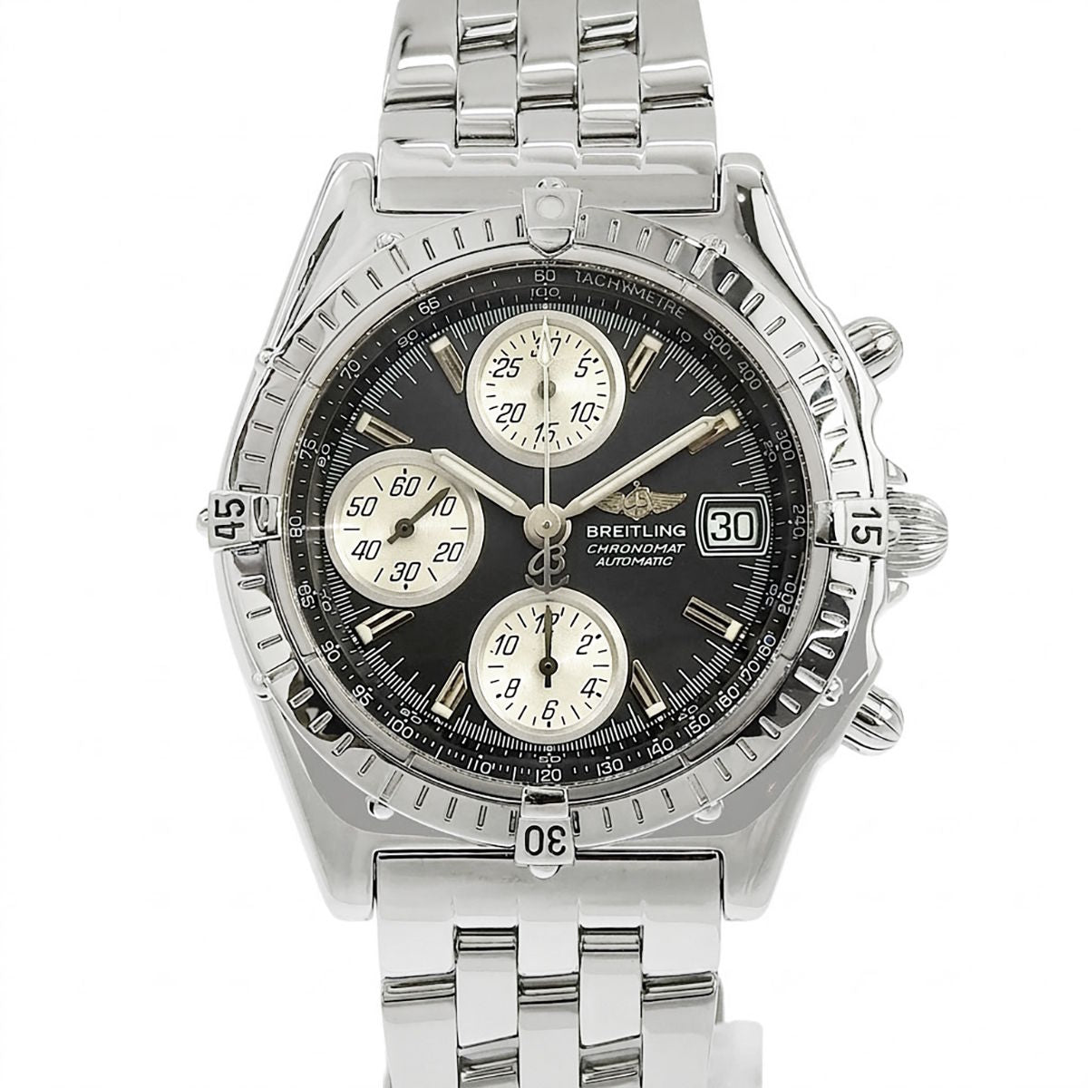 クロノマット A13050.1 SS ネイビー 自動巻き メンズ