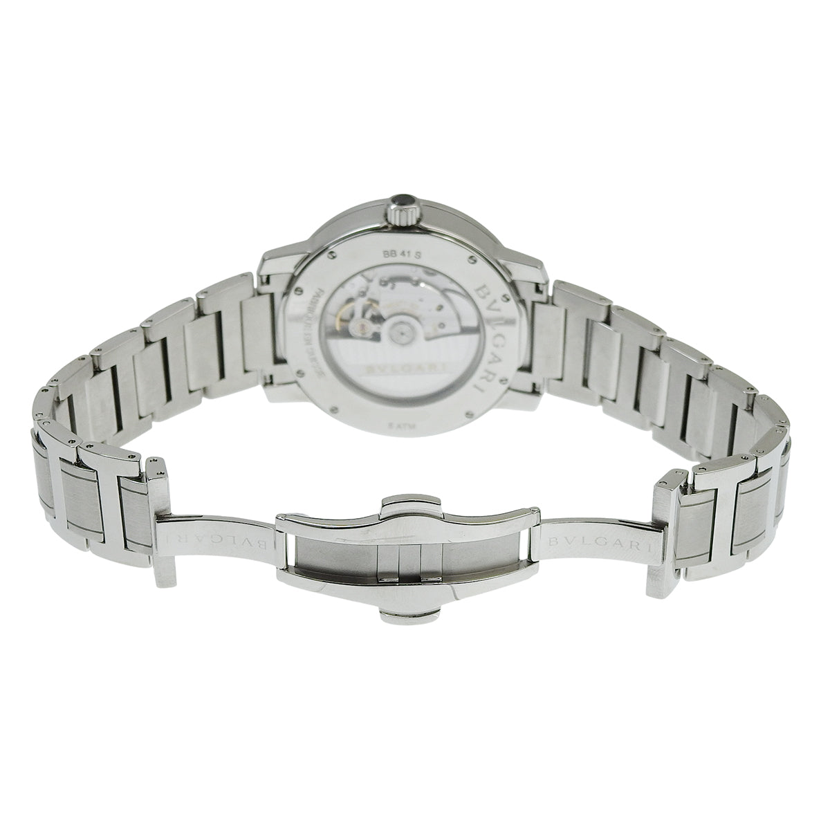 Bvlgari Bvlgari BB41BSSD SS Black Automatic Men's