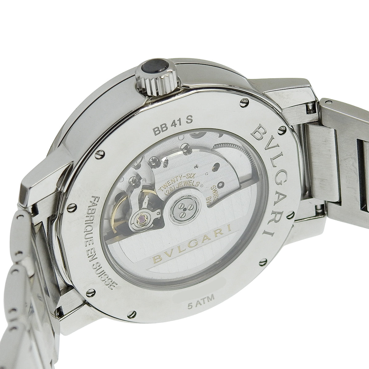 Bvlgari Bvlgari BB41BSSD SS Black Automatic Men's