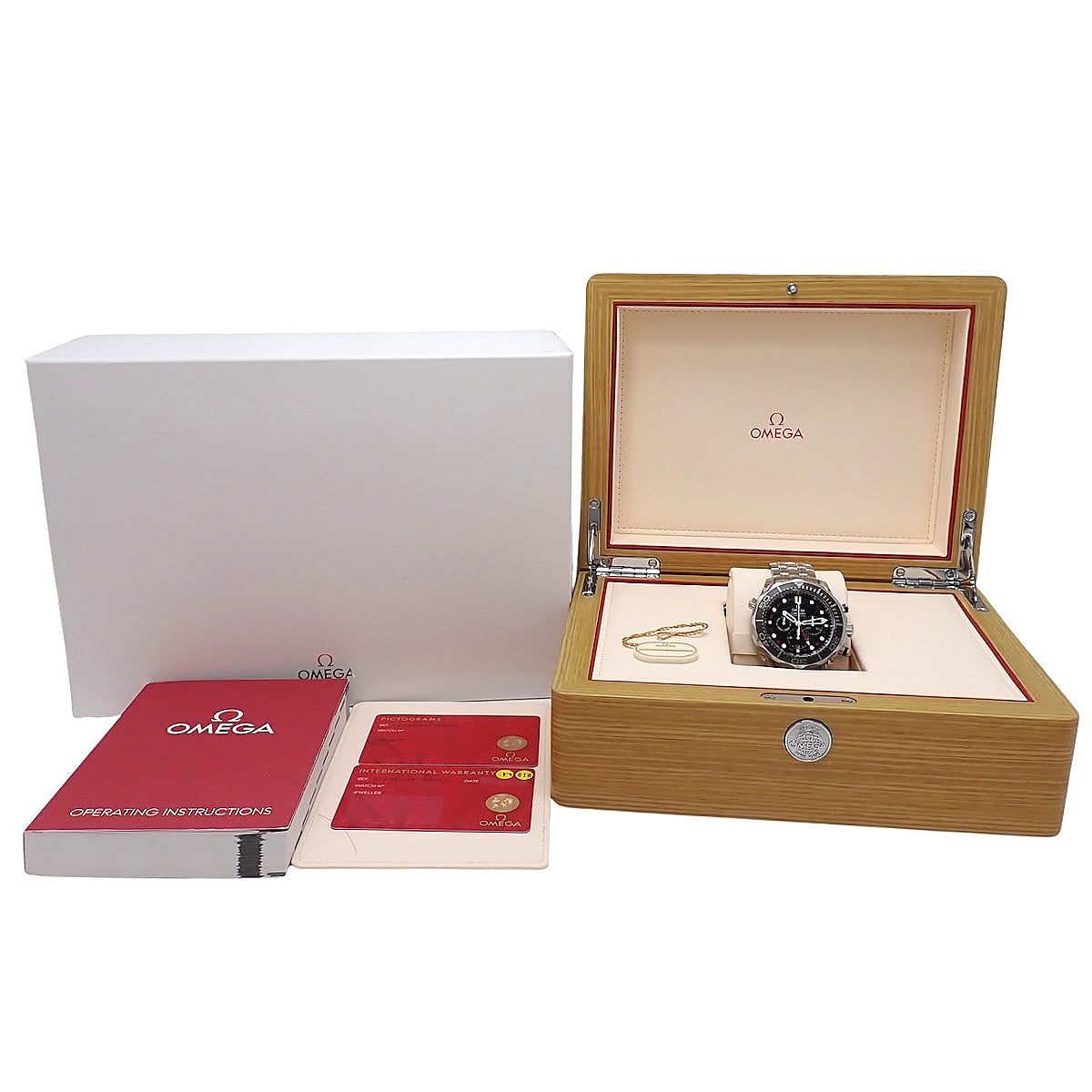 Seamaster Diver 300M 212.30.44.52.01.001 SS Black Automatic Men's