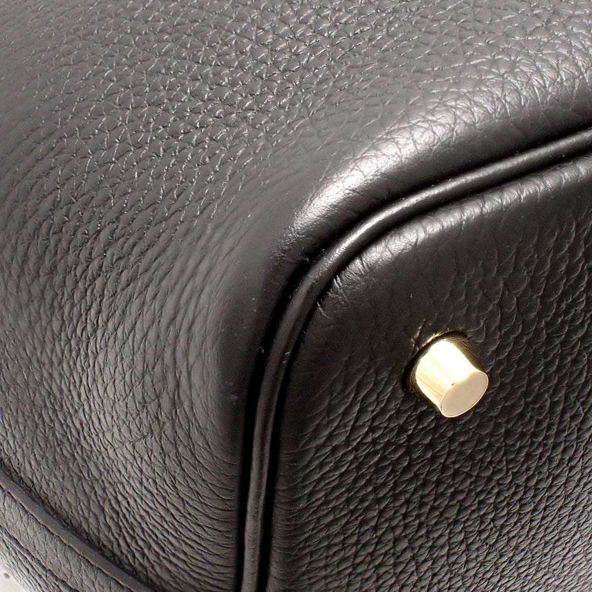 ピコタンロックMM トリヨンクレマンス ブラック ゴールド金具 W刻印
