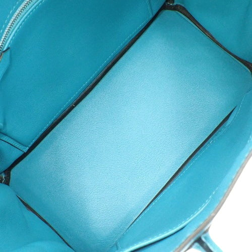 バーキン25 ヴォースイフト パラジウム金具 ターコイズ シルバー金具 □K刻印