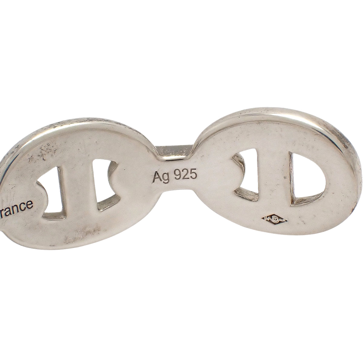 Chaine d'Ancre Enchainee Bangle Silver SV925