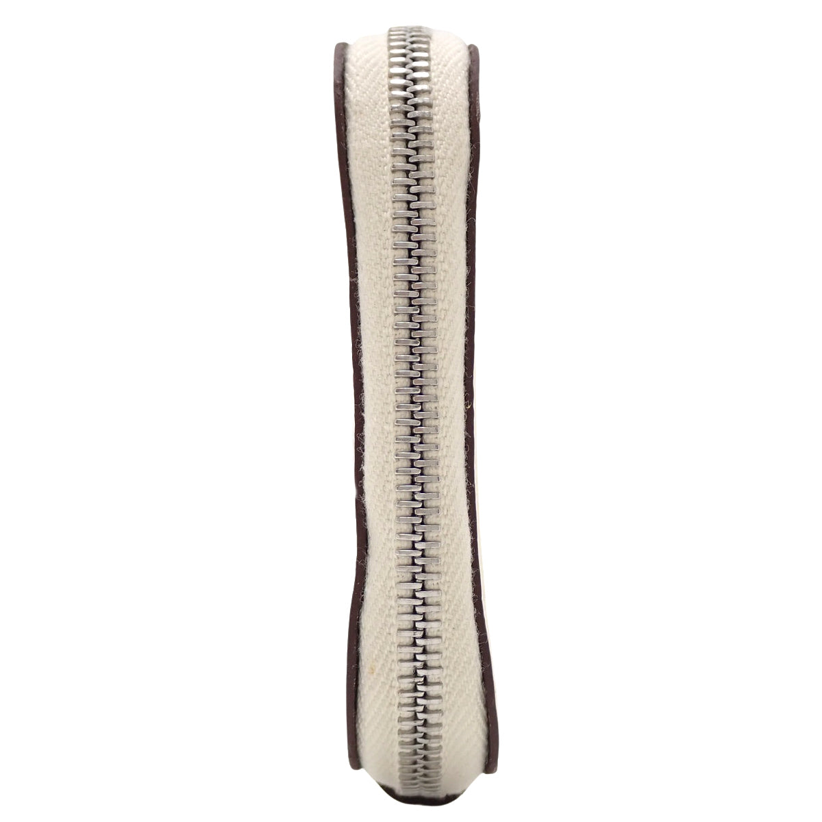Azap Compact Mini Silkin Veau Epsom Nata Silver Hardware U-stamp
