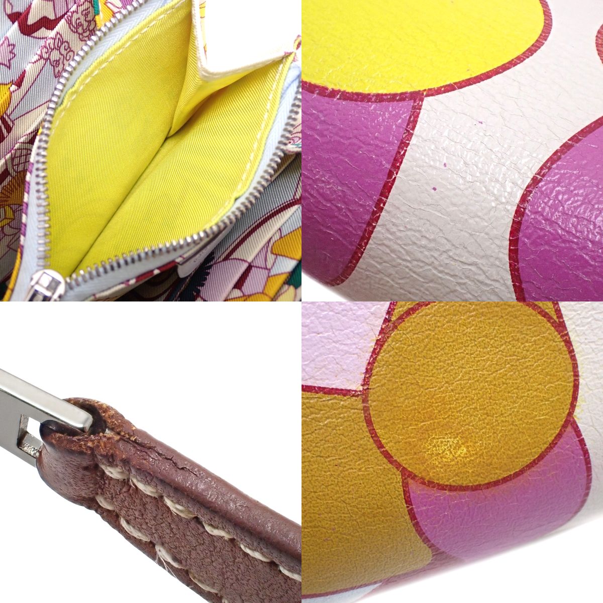 Azap Silk'In All-Over Pâtisserie Française Compact Swift leather Bleu Brume Palladium hardware Z stamp